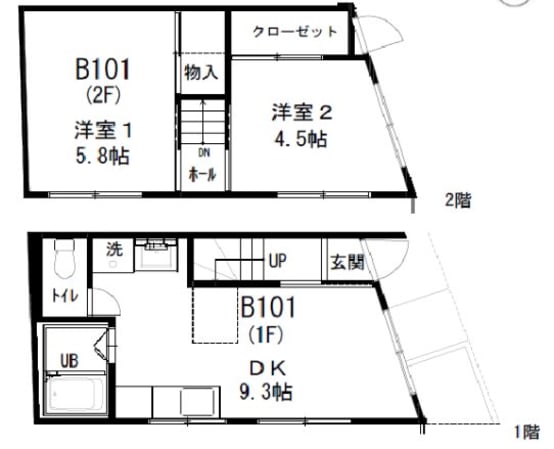 ノベラ篠原北町の物件間取画像